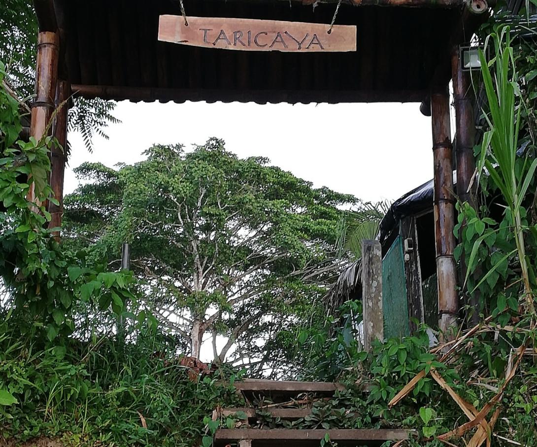 The entrance to Taricaya