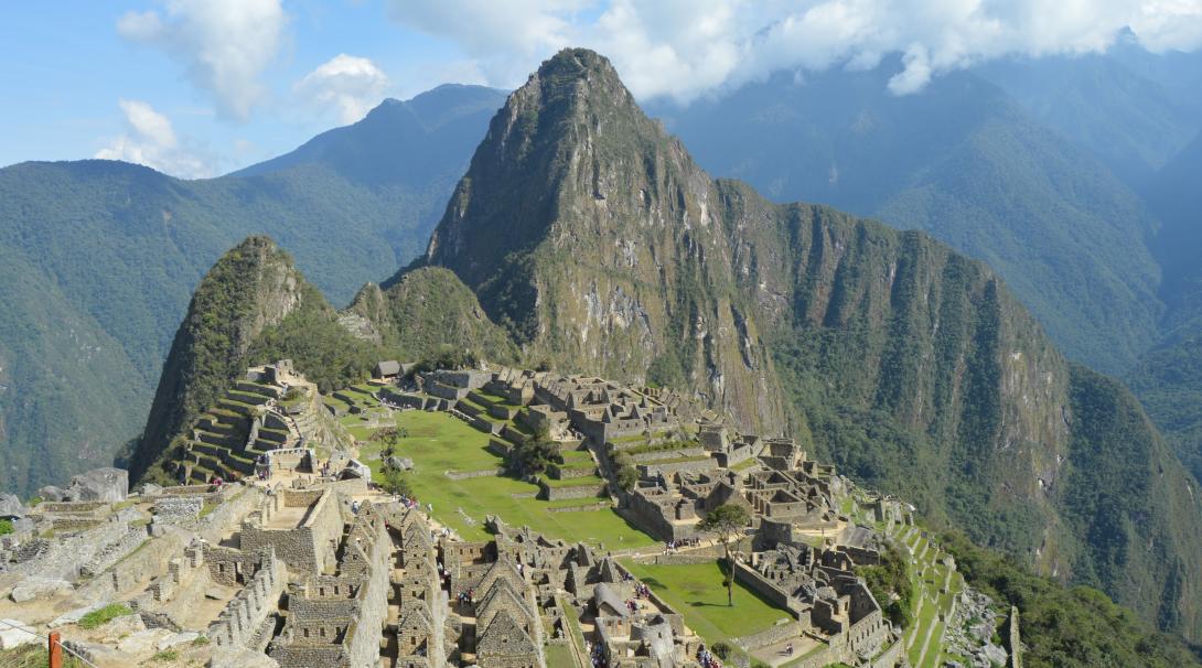 Iconic site of Machu Picchu in Peru