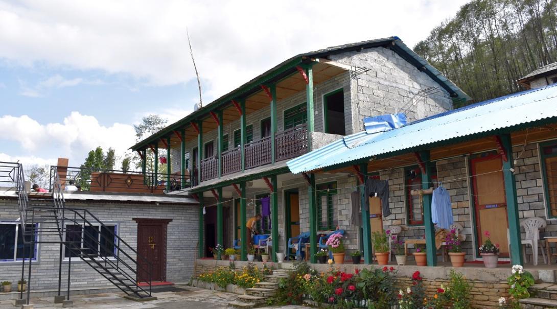 Conservation guesthouse in Nepal