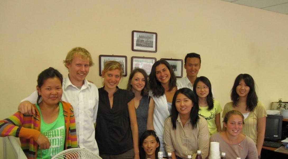 A Projects Abroad group during their Law internships in Mongolia.