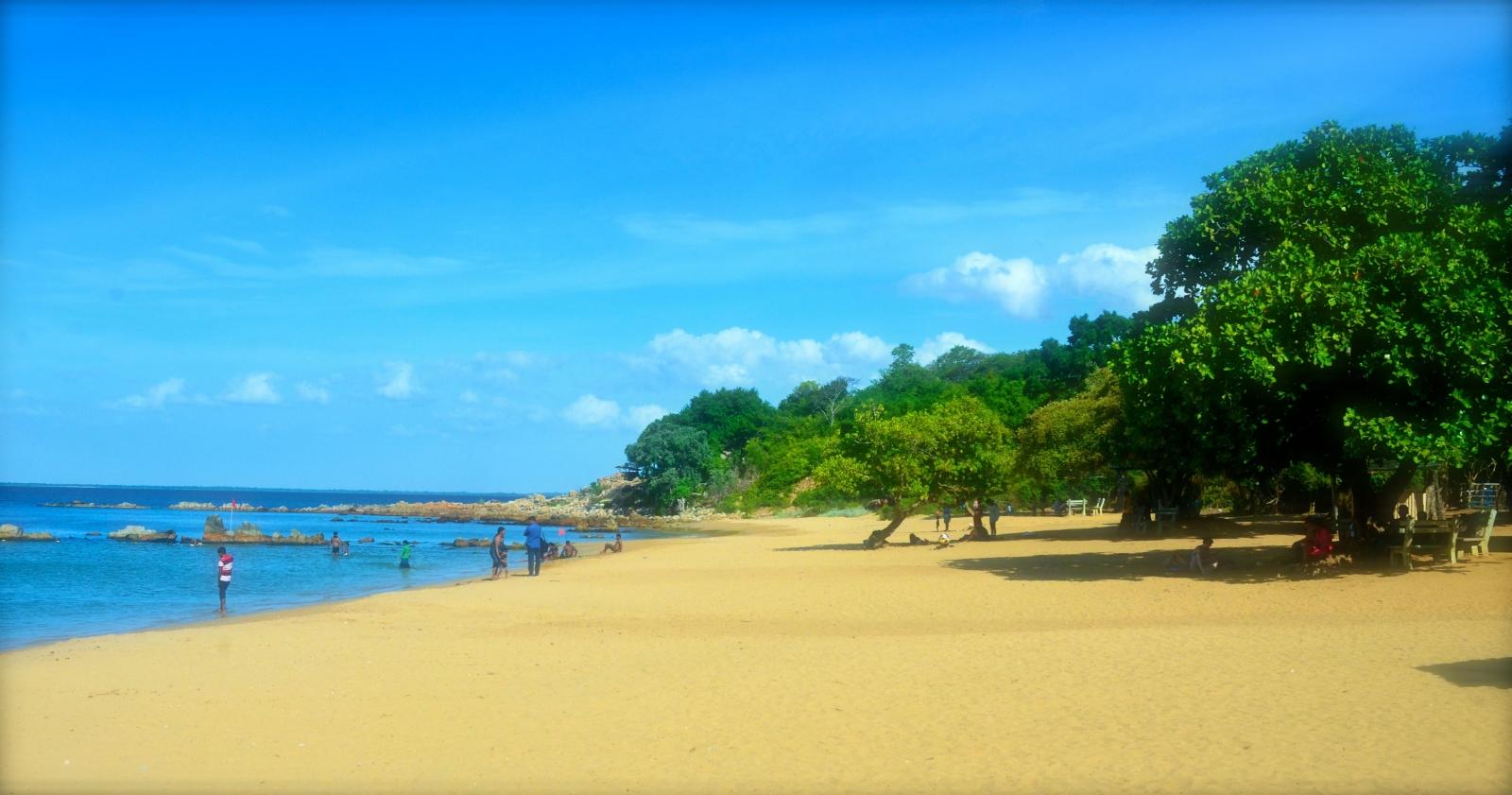 A scenic view of Marble Beach in Sri Lanka where volunteers can spend their free time