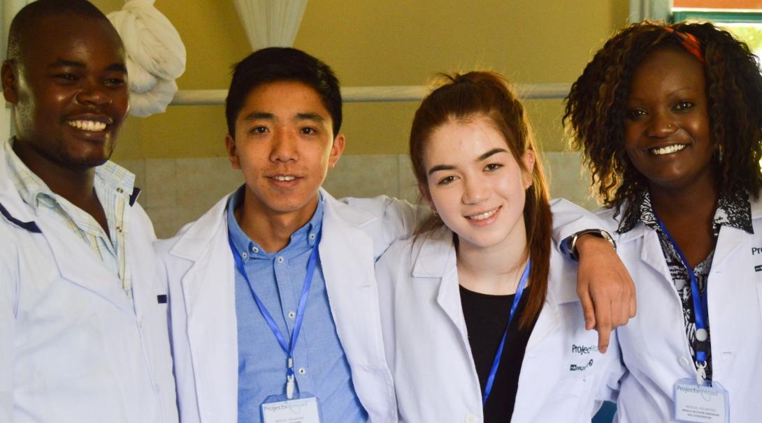 A group of undergraduates shadow doctors abroad on a Medicine internship in Kenya.