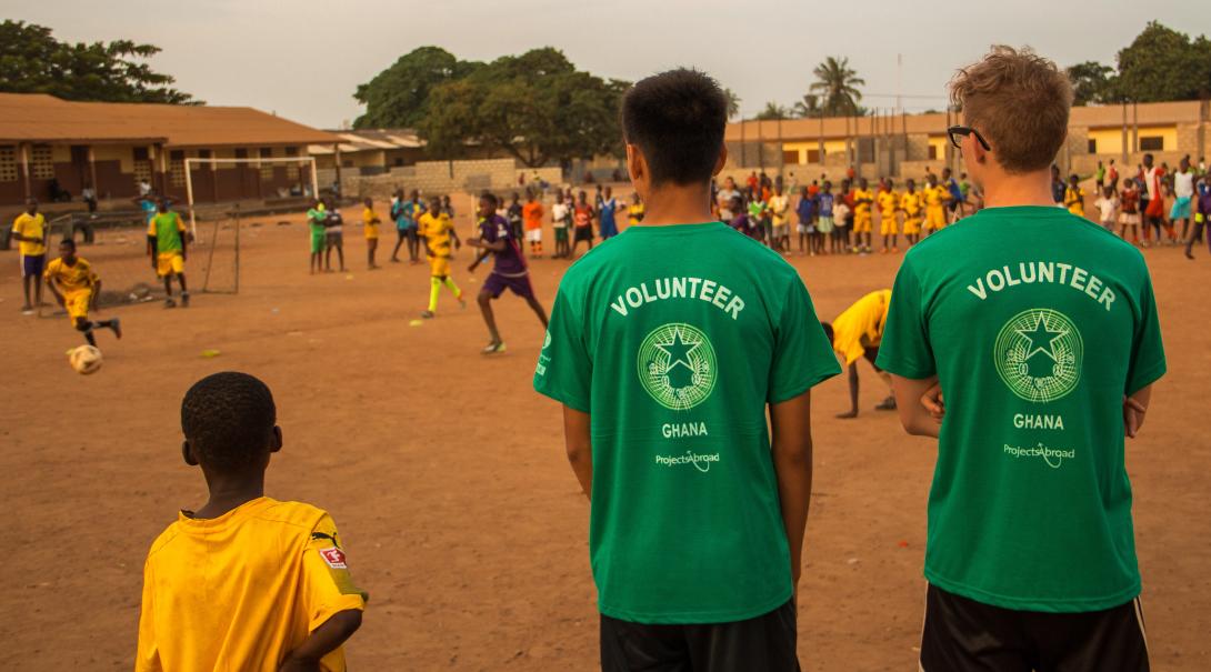 Volunteer as a soccer coach in Ghana and help coach local teams.