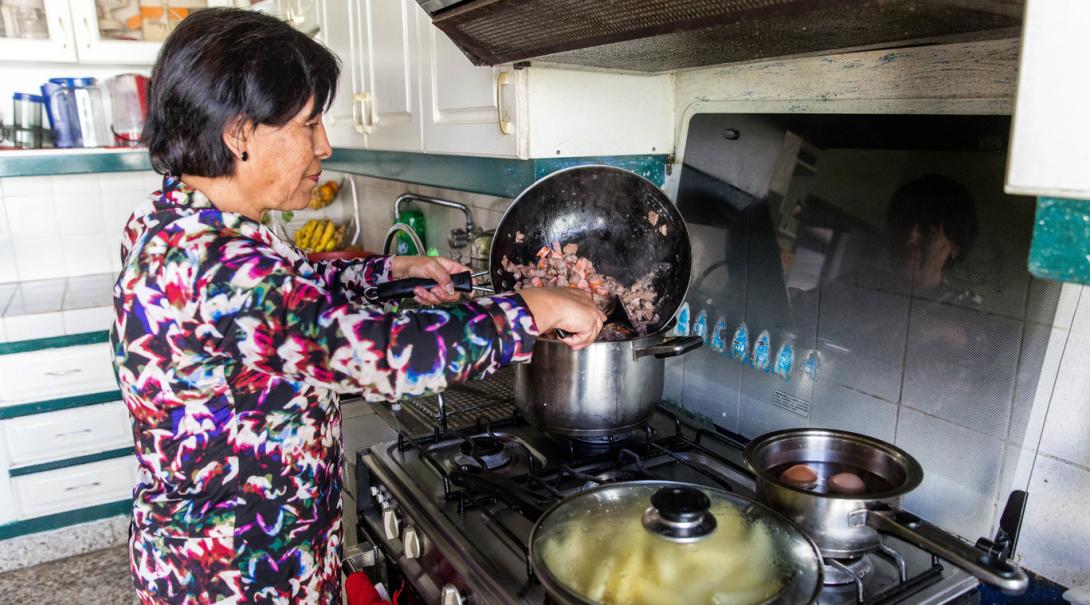  Volunteers receive home cooked meals during their time with their host families abroad.