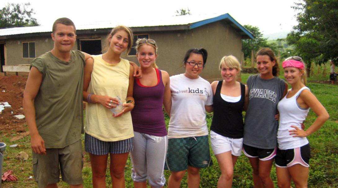 Projects Abroad high school volunteers have a good time in Ghana during their human rights internship for teenagers.