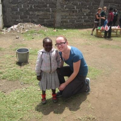 Emily O in Kenya