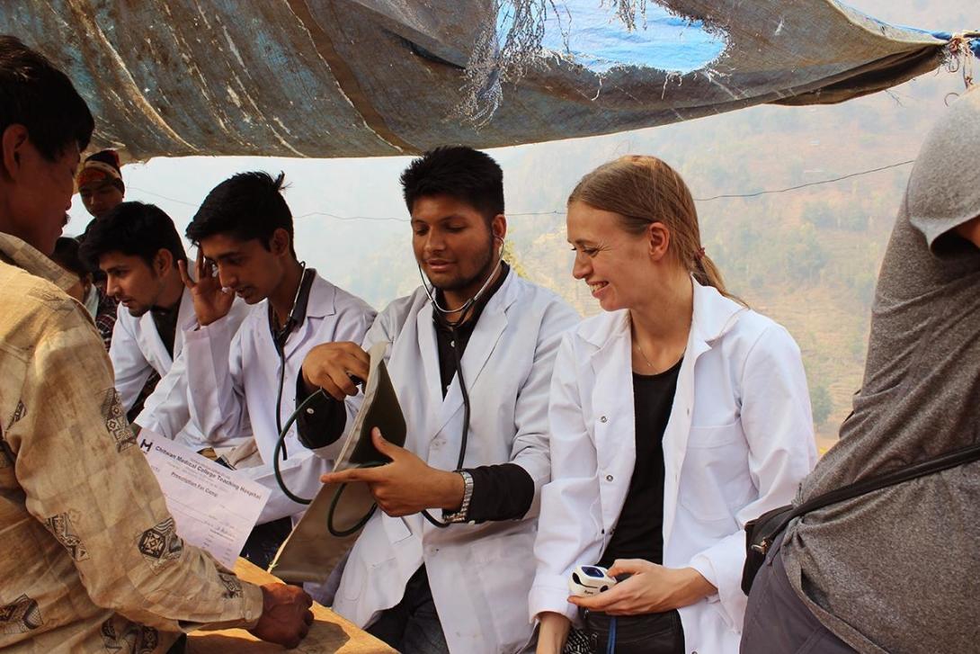 Medical interns on a project in Nepal
