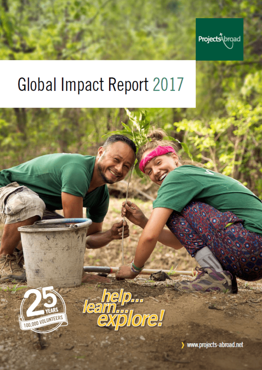 Front cover of the Impact Report 2017